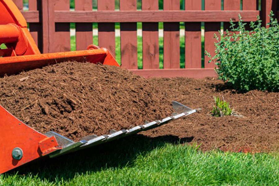 mulch garden